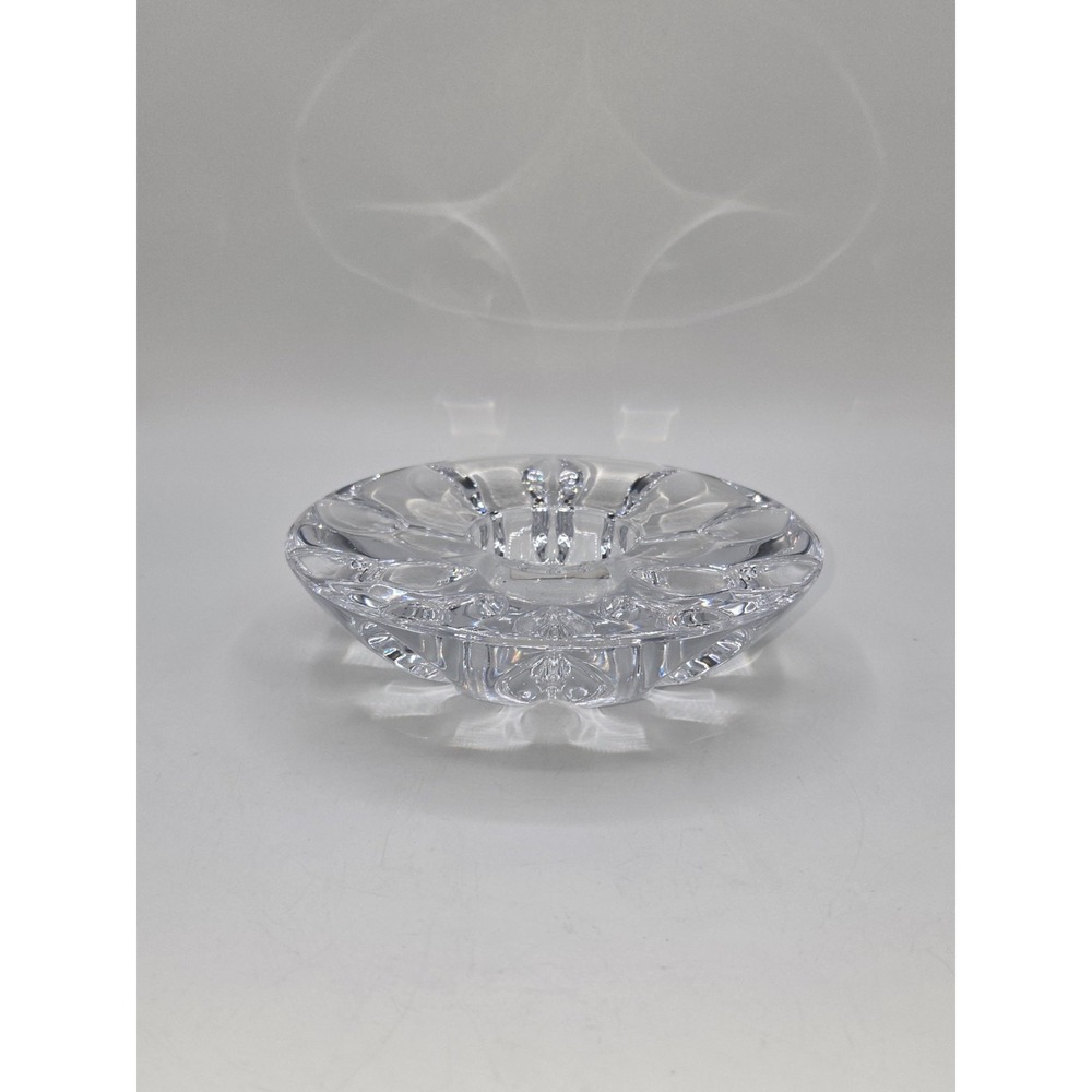 Miller Rogaska Equinox Crystal Votive Candle Holder Slovenia Lead Crystal‎ 6"